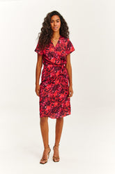 Rosso Incanto multiway midi dress